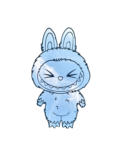 🪞Full-Body Blinking Labubu Mirror